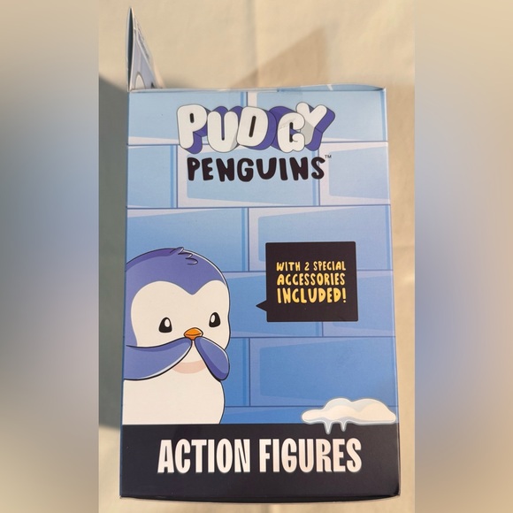 Action Figure Pudgy Penguins 4.5” Gold and Black Find Series 2 - Picture 4 of 7